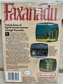 Faxanadu (Nintendo Entertainment System, NES, 1989) - New - Open Box!