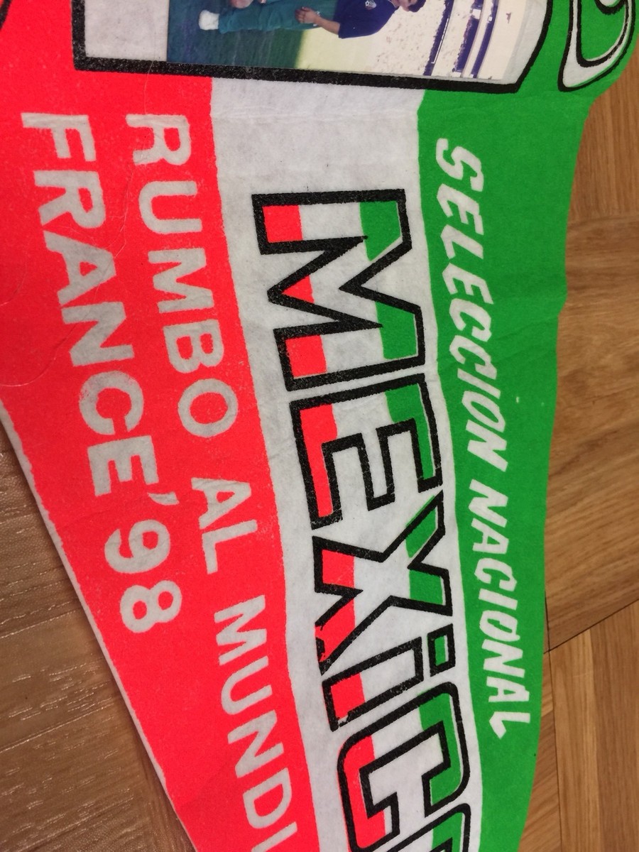 Vintage🔥 France 1998 FIFA's World Cup Mexico's Pennant Tricolor