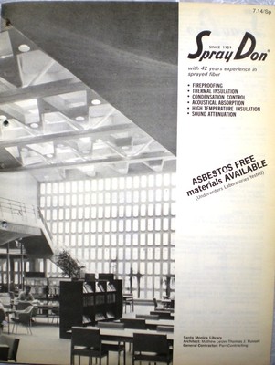 Spraydon Catalog Sprayed Asbestos Insulation Fireproofing