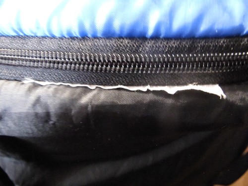 Eddie Bauer Junior Sleeping Bag Hood 28" X 72" Blue Yellow Black Youth Outdoors - Picture 7 of 10