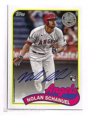 2024 Topps Series 2 Nolan Schanuel 35th Anniversary On Card Rookie Auto 89BA-NSC