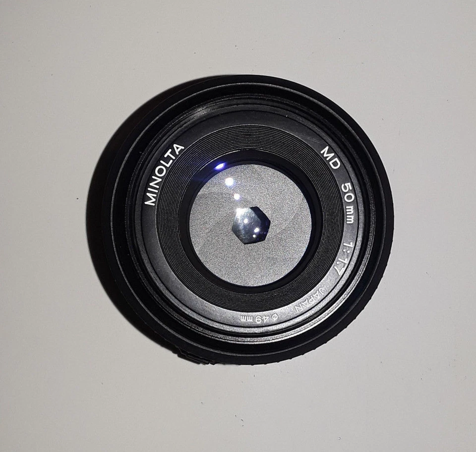 Minolta MD 50mm/F1.7 Interchangeable Lens (BRAND NEW!) - Image 2 of 3