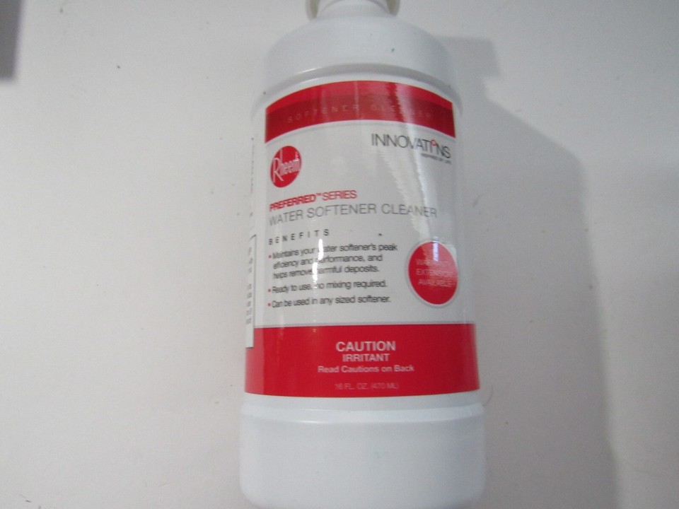 (2) Water Softener Cleaner 16FL OZ By Rheem Maintain and Clean your