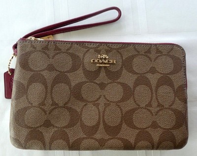 coach large phone wallet wristlet