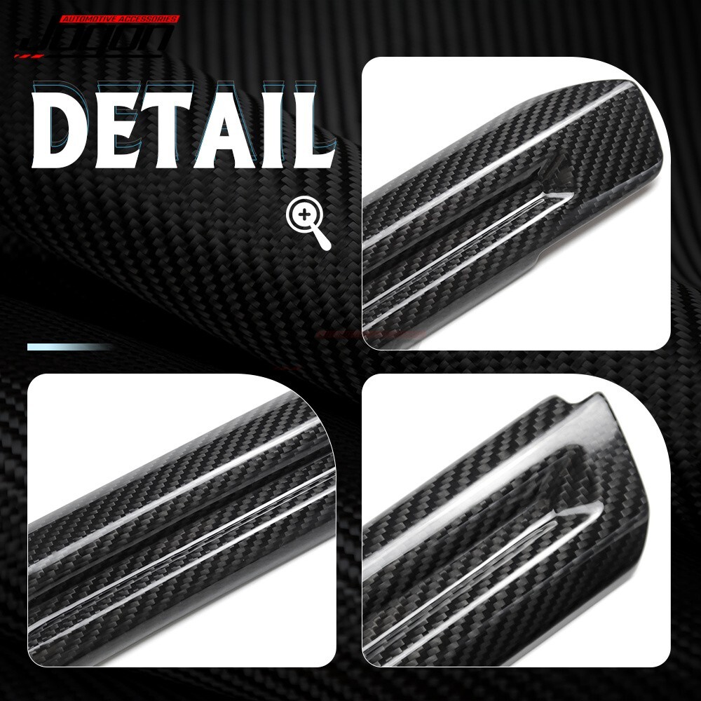 Interior Door Handle Panel Cover for Ford Mustang GT EcoBoost 2024+ Carbon Fiber - Picture 2 of 16
