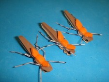 FLY FISHING FLIES - Brown/Tan MORRISH HOPPER size #10** (6 pcs.)