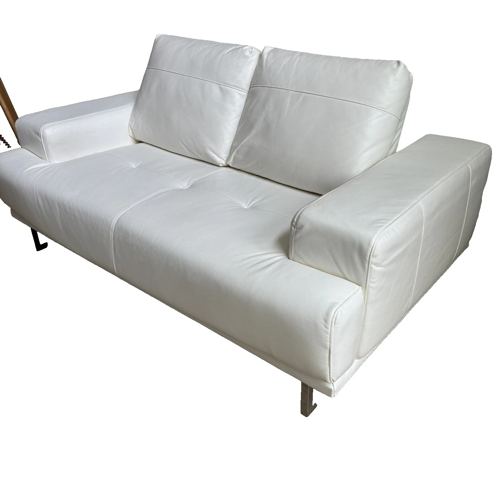 White Leather Sofas, Armchairs & Couches