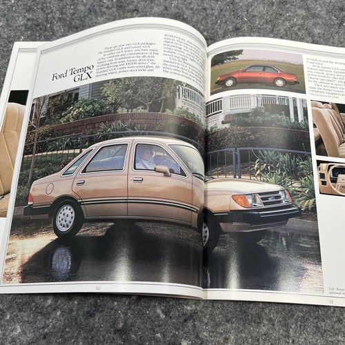 Original 1985 Ford Tempo Vintage Sales Brochure Catalog - Picture 11 of 17