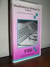 Video Professor: Word Perfect for Windows 5.1  VHS, 1992 