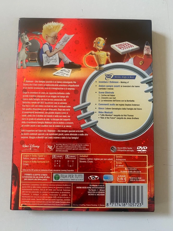 DVD I ROBINSON UNA FAMIGLIA SPAZIALE DISNEY - Immagine 2 di 2