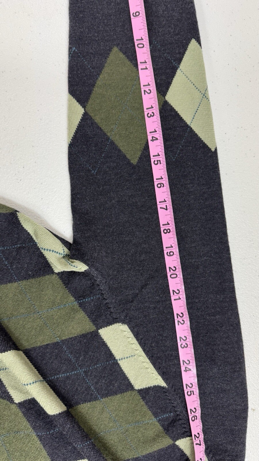 Pendleton Sweater Large Diamond Pattern Men’s Woo… - image 9