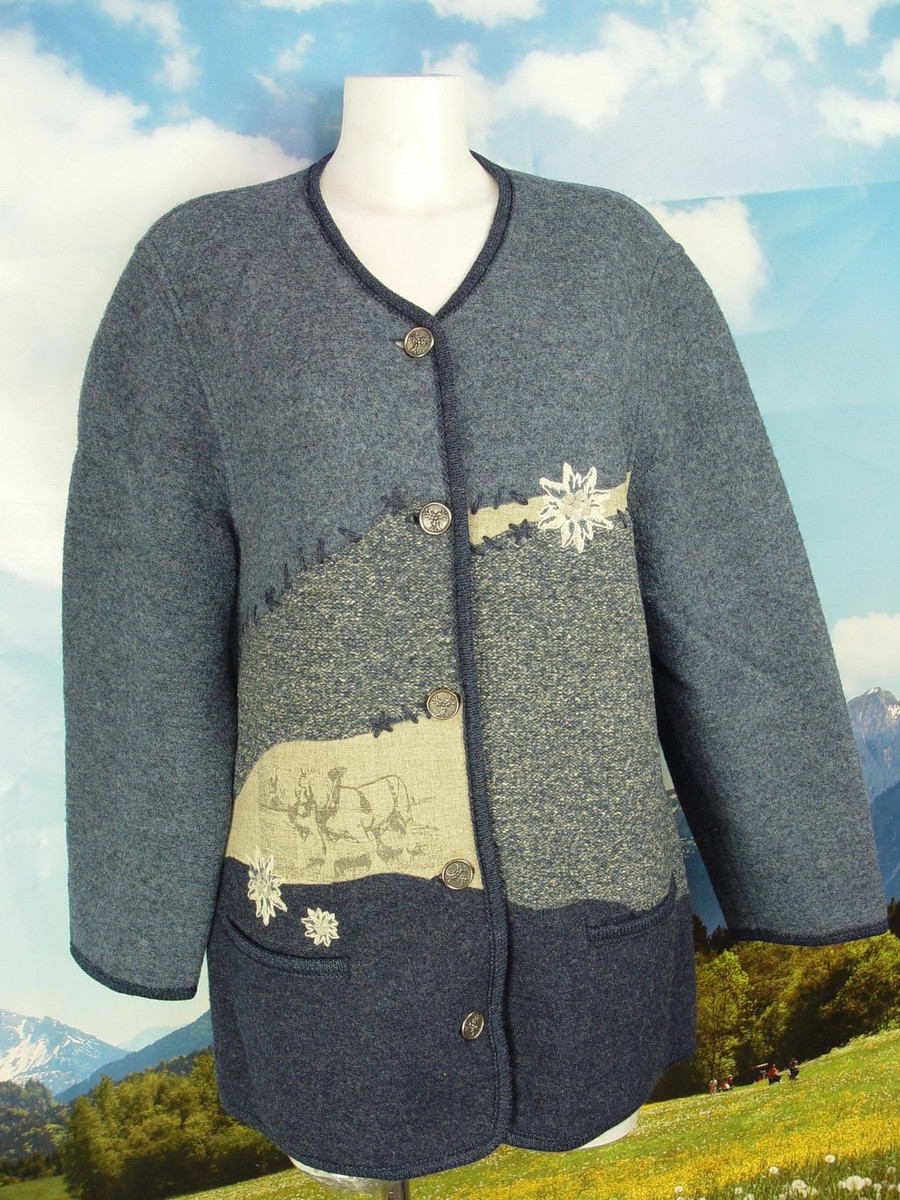 ALBA MODA wundervolle neuwertige TOP Walkjacke Janker Jacke