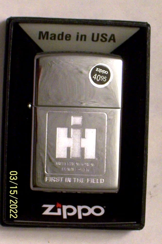 IH ZIPPO USA LIGHTER FARM TRACTOR 66289 Int Harvester First in the Field FARMALL