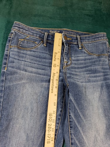 Mossimo Jeans Sz 6 Womens Blue Stretch Pants Ladies Mid Rise Denim Jegging - Picture 6 of 11