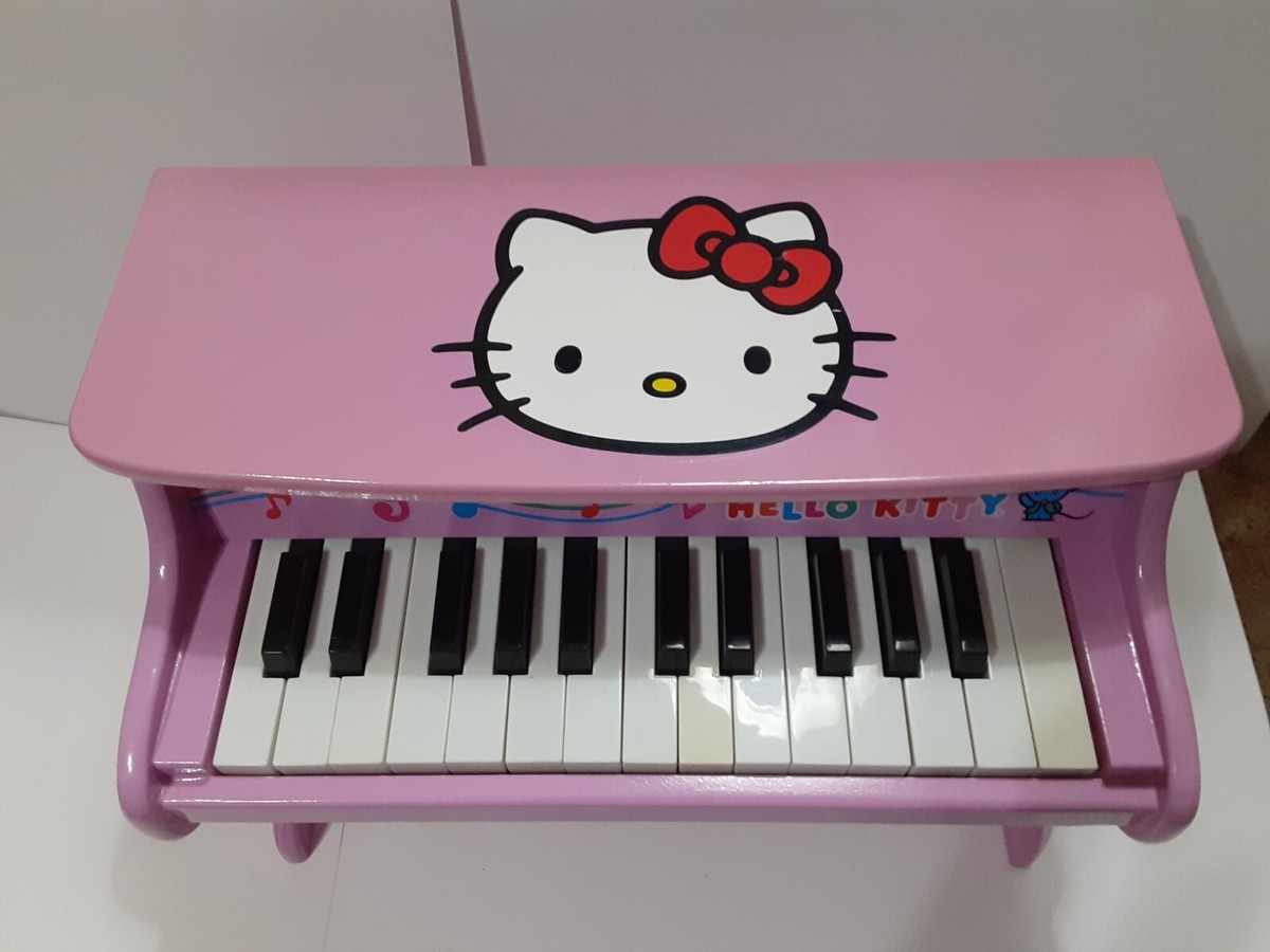 Sanrio HELLO KITTY Toy Wooden Piano | eBay