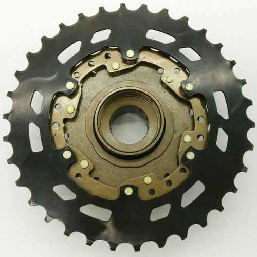 Casete a tornillo para bicicleta de montaña Shimano MF-TZ31-7 velocidades 14-34T con herramientas - Imagen 3 de 5