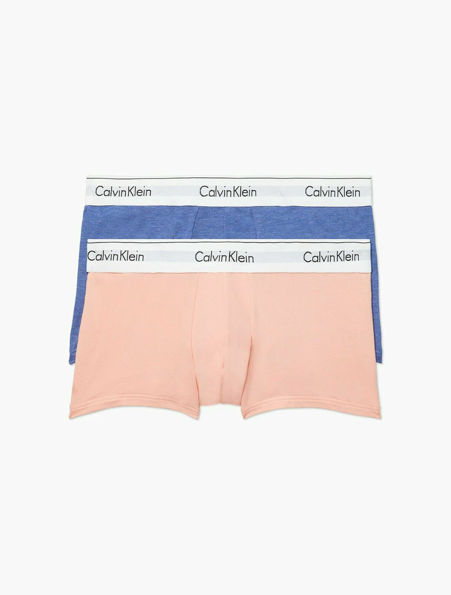 Calvin Klein Men's NB1086-910 Modern Cotton Stretch 2 Pack Trunk