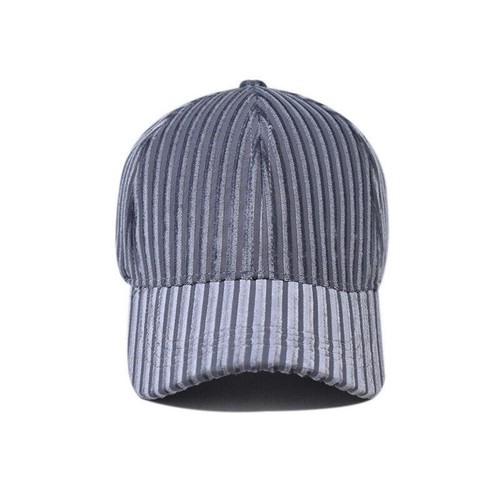 Mens Womens Baseball Cap Strapback Adjustables Corduroy Striated Casual Hat - Picture 7 of 9