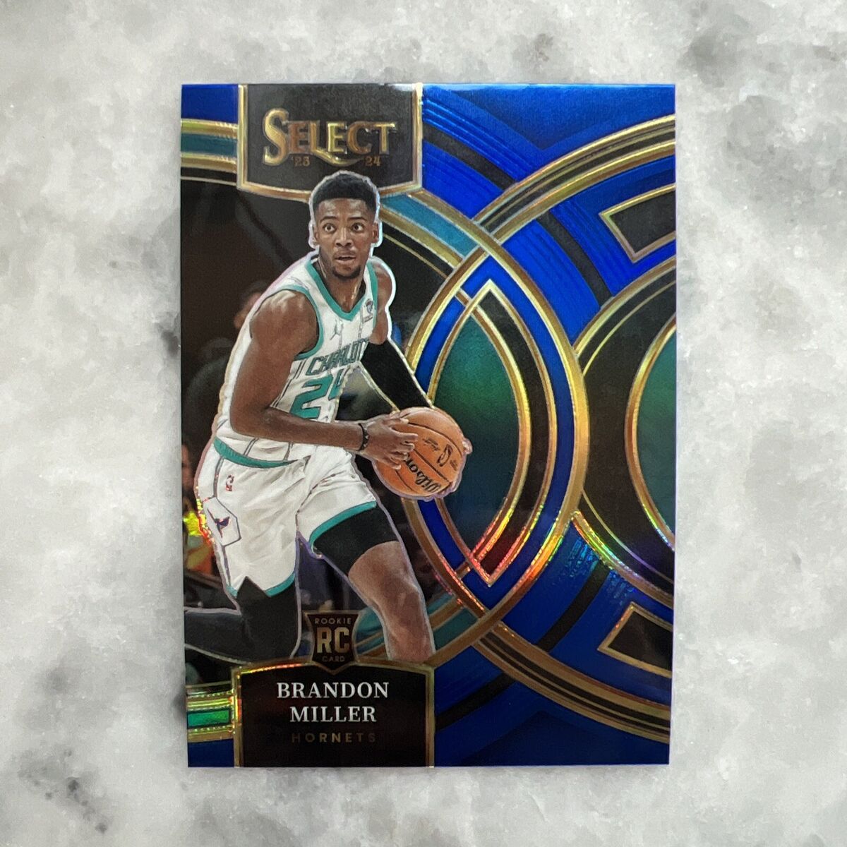 2023-24 Panini Select Brandon Miller #130 Blue Prizm Premier 2023-24 Panini Select Brandon Miller #130 Blue Prizm Premier