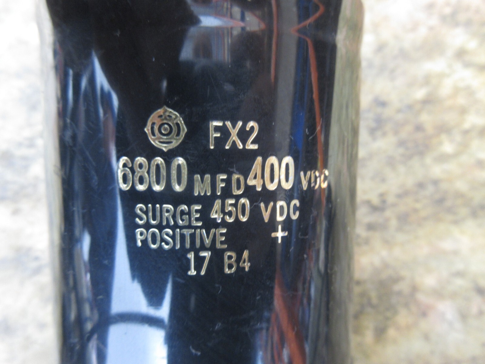 HITACHI CAPACITOR FX2 6800 MFD 400VDC 17 B4 LOT OF 2 PIECES | eBay