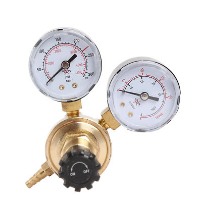 Mig Tig Flow Meter Regulator Argon CO2 Welding Regulator Gauge Gas Welder CGA580