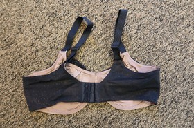New Wacoal Back Appeal Underwire Bra - 36DD - Black - # 855303