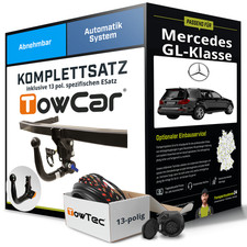 Anhängerkupplung abnehmbar für MERCEDES GL-Klasse +E-Satz NEU AHK