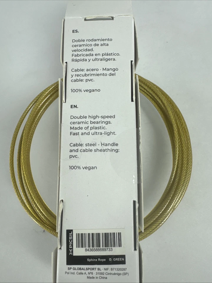 2 Seile 1x Picsil Sphinx widerstandsfähiges Springseil + 1x Sveltus Springseil - Bild 4 von 4