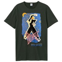 David Bowie - Serious Moonlight Amplified Medium Vintage Charcoal T. T-Shirt Neu