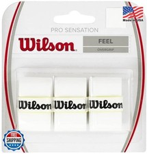 Wilson Pro Sensation Overgrip 12-Pack White Tennis Racquet Grip