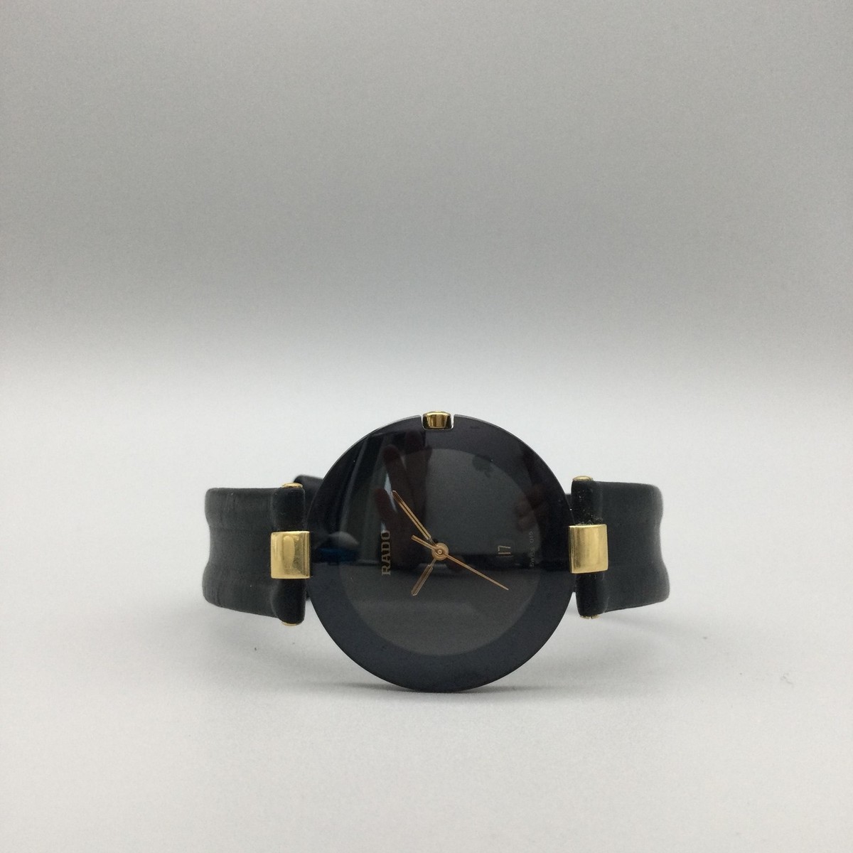 Rado La Coupole Mens Watch 32mm Date Sapphire Crystal BROKEN STRAP