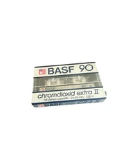 ⭐️⭐️⭐️BASF CHROMDIOXID EXTRA II 90 CHROME TYPE 2 BLANK CASSETTE TAPE (1985) NEW