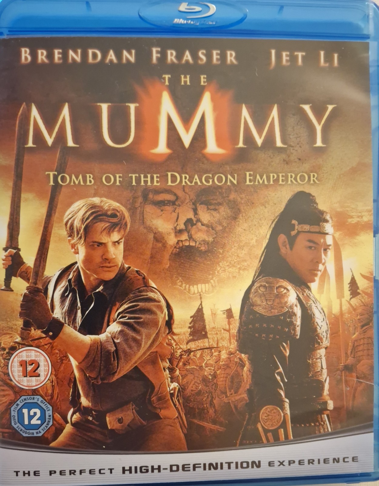 The Mummy - Tomb of the Dragon Emperor Blu-ray Brendan Fraser/Jet Li Like New