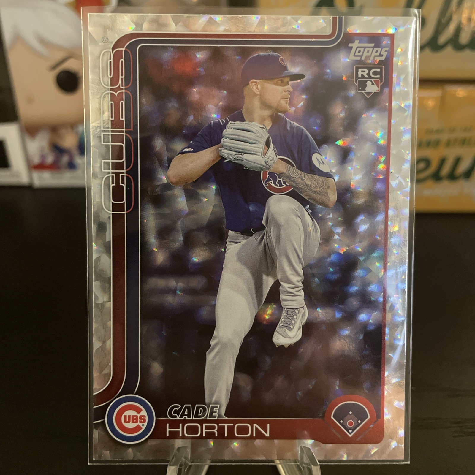 2025 Topps Update Series Cade Horton US140 RC Silver Foilboard Parallel Cubs