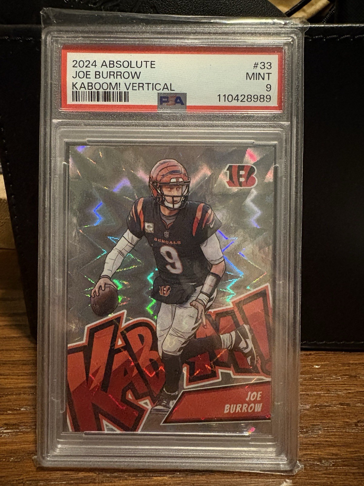 2024 Panini Absolute - Kaboom! Vertical Joe Burrow #33