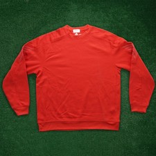 Adidas Men's Climawarm Pindot Red Crew Fleece