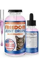 FREEDOM JOINT DROPS CATS WITH HYALURONIC ACID, MSM GLUCOSAMINE  CHONDROITIN CAT