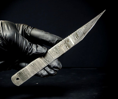 Handmade Kiridashi Marking Tool Damascus Steel Chisel Edge Woodworking Knife