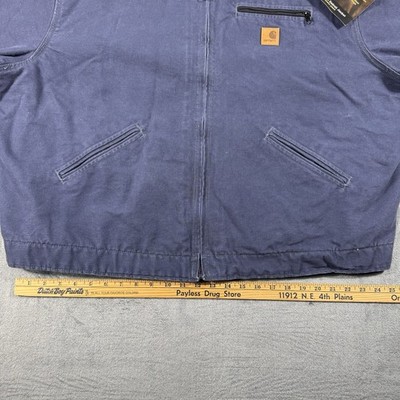 Carhartt J97 DPB Sandstone Detroit Jacket Blanket Lined 3XL Y2K