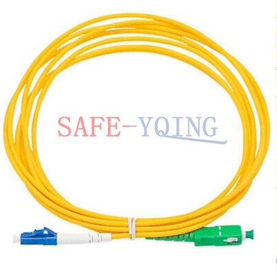 5 Meter 9/125 Fiber Patch Cord   SC/APC to LC/UPC SM Single Mode *bn