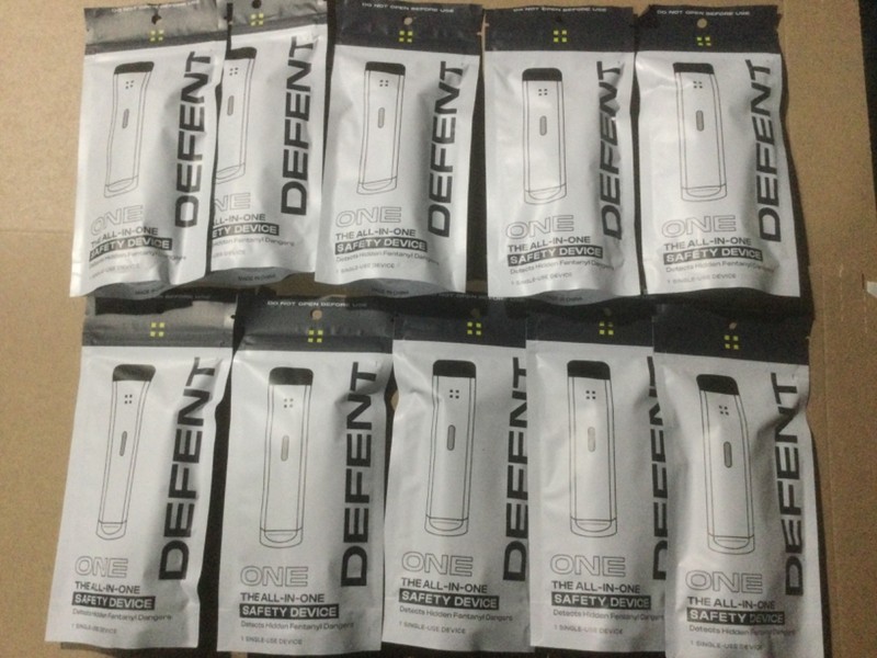 20 DEFENT All-in-One Fentanyl Detection Device - Single-Use, Patented Test
