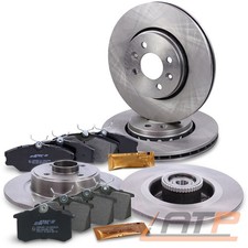 BREMSSCHEIBEN+BREMSBELÄGE BREMSKLÖTZE VORNE+HINTEN FÜR RENAULT MEGANE 1 1.6-1.9