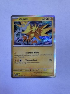 zapdos shiny pokemon card Pokemon Card Zapdos (Holographic) main image 0
