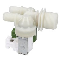 Magnetventil 2-Fach Zanussi 1249471051 180° 12,0Mm+14,0Mmø FüR Waschmaschine