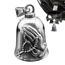 Motorcycle Bell Keychain 3D Retro Guardians Angel Wings Motorcycle Biker Bell Ke