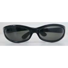VINTAGE NEW 1970's Black Frame with Gray Lens Sunglasses