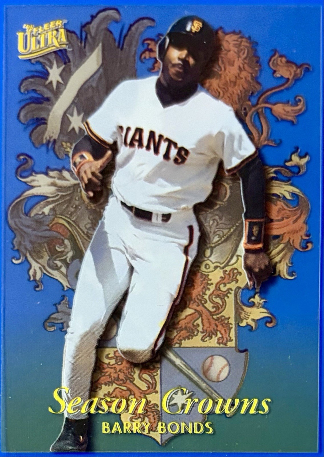 1996 Fleer Ultra - Season Crowns Barry Bonds #1, San Francisco Giants
