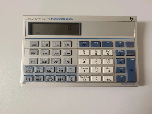 calculatrice texas instruments Ti-62 Galaxy