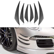 Spoiler Canards Kit Front Bumper Decal 6PCS 6X Car Lip Splitter Sticker