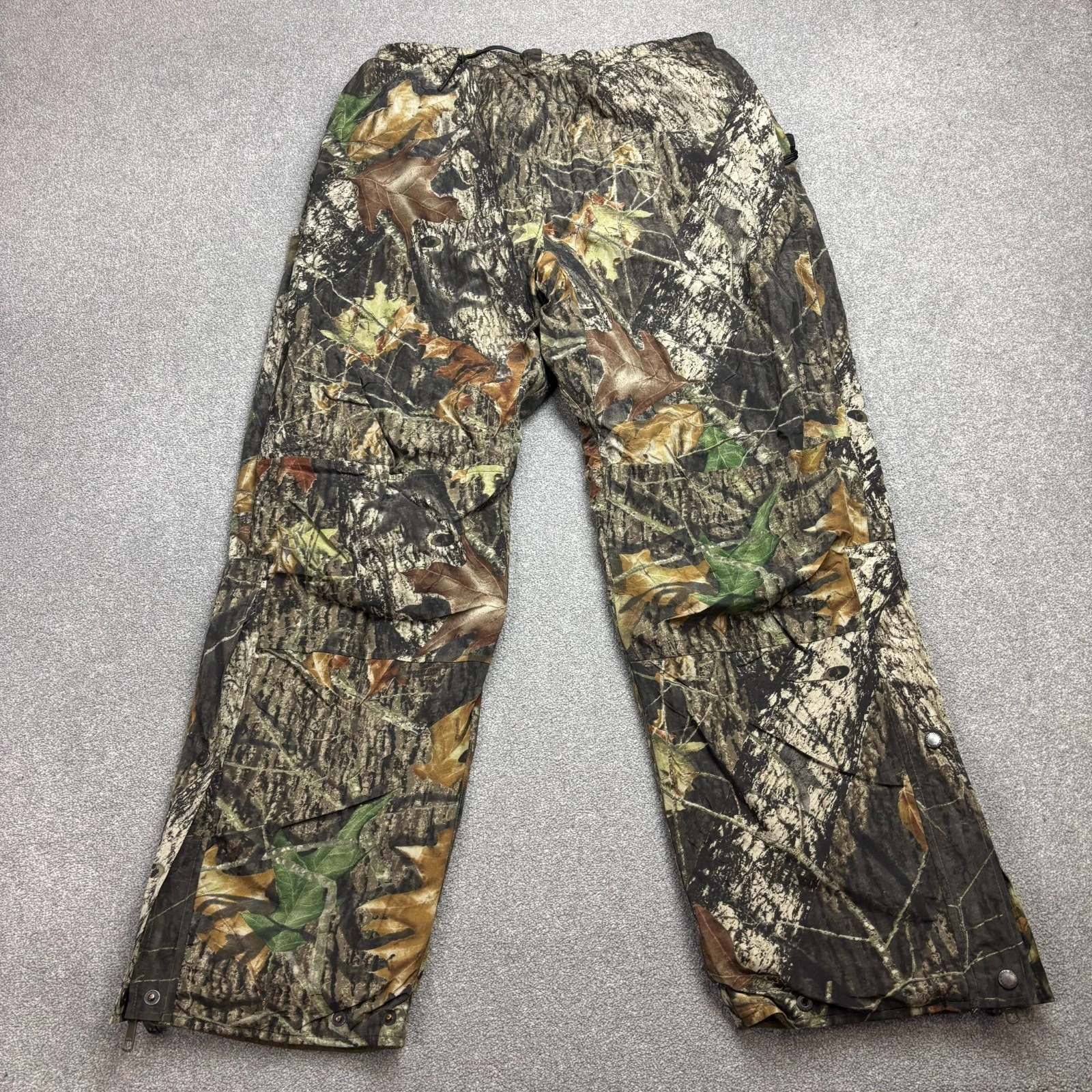 Realtree Trousers Adult Large Brown Workwear Camo Sweatpants Waterproof USA Mens